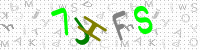 Blue Captcha Image