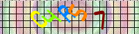 Blue Captcha Image