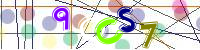 Blue Captcha Image