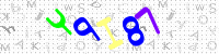 Blue Captcha Image