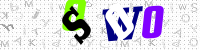 Blue Captcha Image