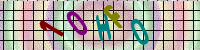 Blue Captcha Image