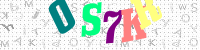 Blue Captcha Image