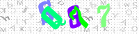 Blue Captcha Image