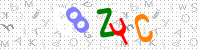 Blue Captcha Image