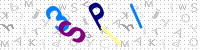 Blue Captcha Image