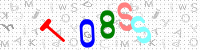 Blue Captcha Image