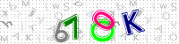 Blue Captcha Image