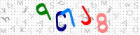 Blue Captcha Image