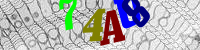 Blue Captcha Image