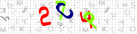 Blue Captcha Image