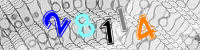 Blue Captcha Image