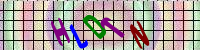 Blue Captcha Image