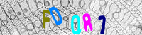 Blue Captcha Image