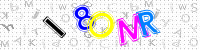Blue Captcha Image