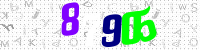 Blue Captcha Image