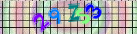 Blue Captcha Image