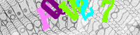 Blue Captcha Image