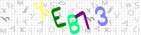 Blue Captcha Image