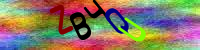 Blue Captcha Image