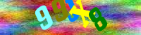 Blue Captcha Image