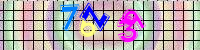 Blue Captcha Image