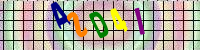 Blue Captcha Image