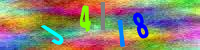Blue Captcha Image