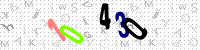 Blue Captcha Image