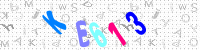 Blue Captcha Image