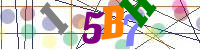Blue Captcha Image