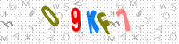 Blue Captcha Image