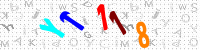 Blue Captcha Image