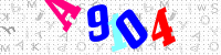 Blue Captcha Image
