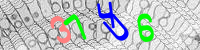 Blue Captcha Image