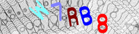 Blue Captcha Image