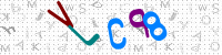 Blue Captcha Image