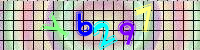 Blue Captcha Image