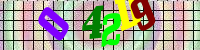Blue Captcha Image