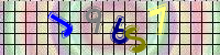 Blue Captcha Image