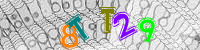 Blue Captcha Image