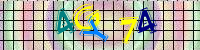 Blue Captcha Image