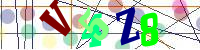 Blue Captcha Image
