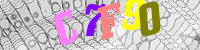 Blue Captcha Image