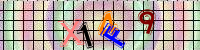 Blue Captcha Image