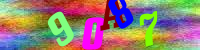 Blue Captcha Image