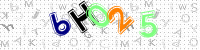 Blue Captcha Image