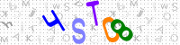 Blue Captcha Image