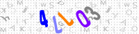 Blue Captcha Image