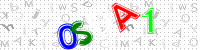 Blue Captcha Image